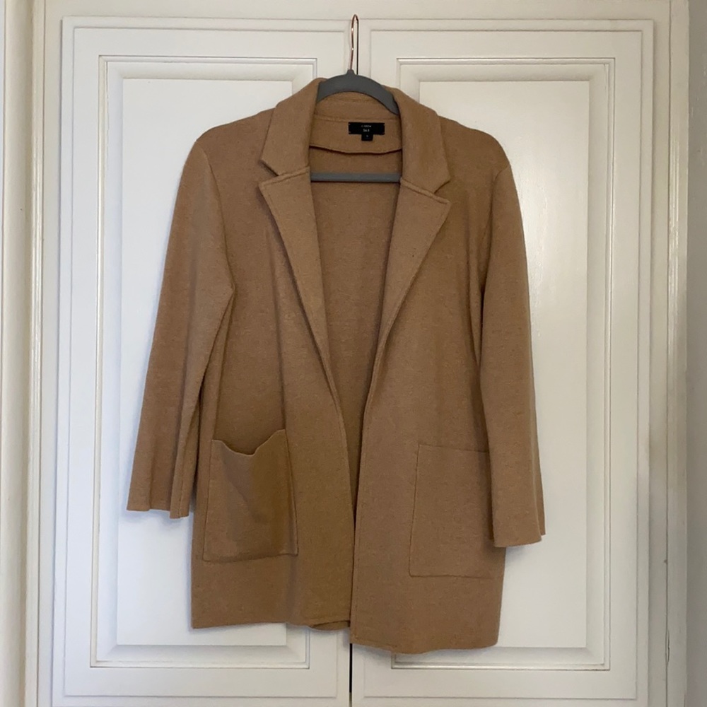 Jcrew sweater blazer